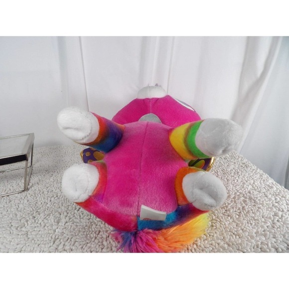 Fun Rise Multicolor Rainbow Butterfly Unicorn Kitty Felicity Huggable Plush Toy - Picture 5 of 9
